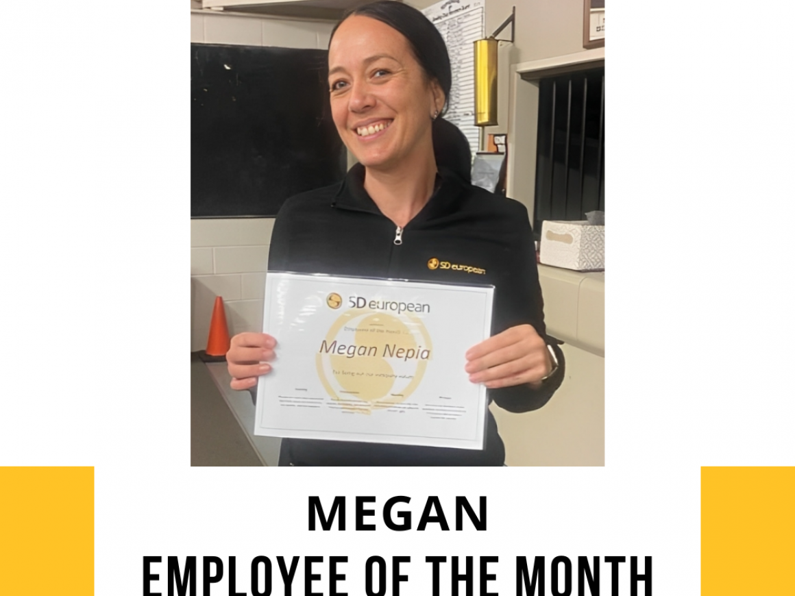 Employee of the month for April