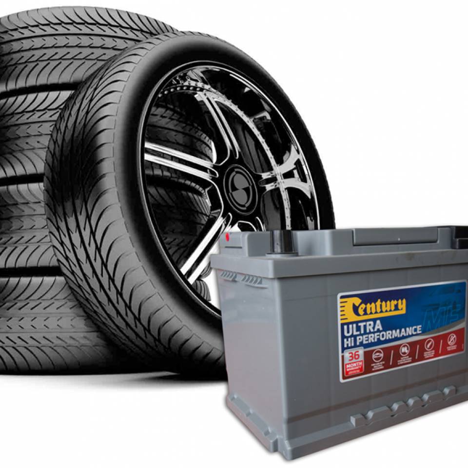Tyres and batteries